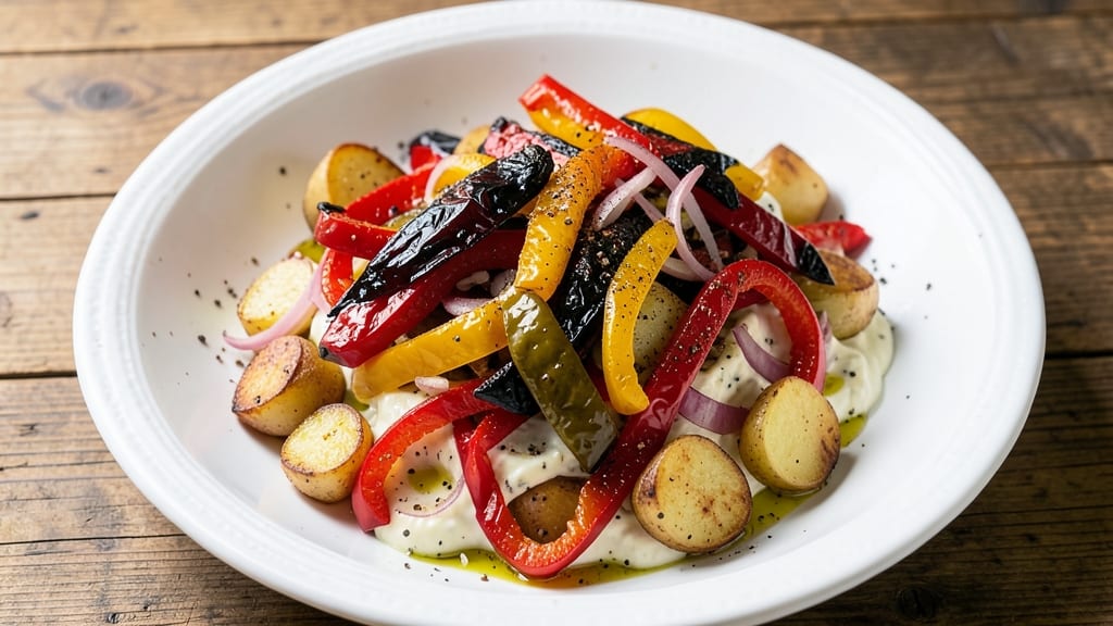 Sweet Peppers Potato Salad Copycat Recipe: Smoky Paprika and Herb Dressing Fusion