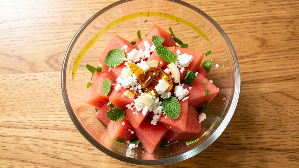 Capital Grille Watermelon Salad Recipe: Sweet-Tart Crunch with Creamy Feta Twist
