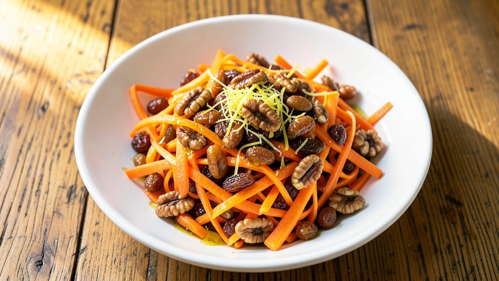 Carrot Raisin Salad Recipe No Mayo: Sweet-Tart Crunch With Citrus Zing