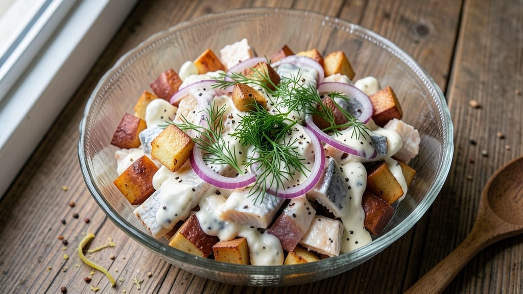 Chopped Herring Salad Recipe: Nordic-Inspired Creamy Crunch in Minutes
