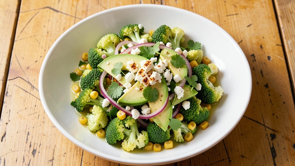 Cauliflower and Corn Salad Recipe: Crisp-Topped, Creamy-Core Bite