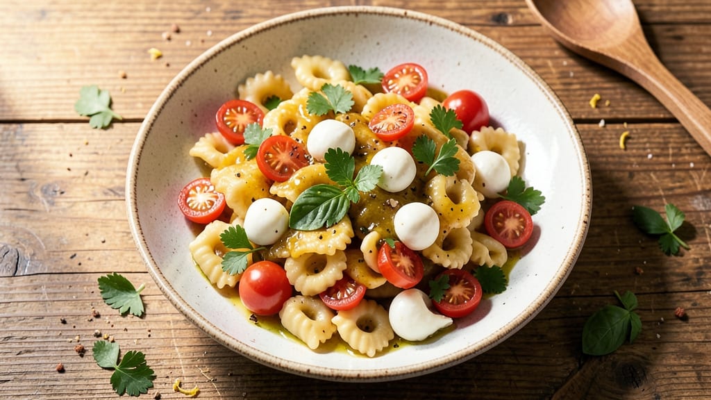 Cavatelli Pasta Salad Recipe: Hand-Tossed Noodles With Herb-Oil Zing