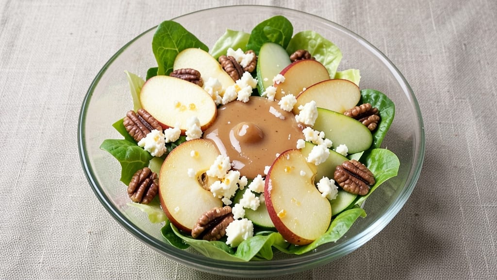 Traditional Apple Salad Recipe: Crisp Apples and Warm Spiced Nuts Harmony