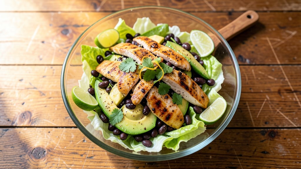 Columbian Restaurant-Style Salad Recipe: Bold Lime and Cilantro Crunch