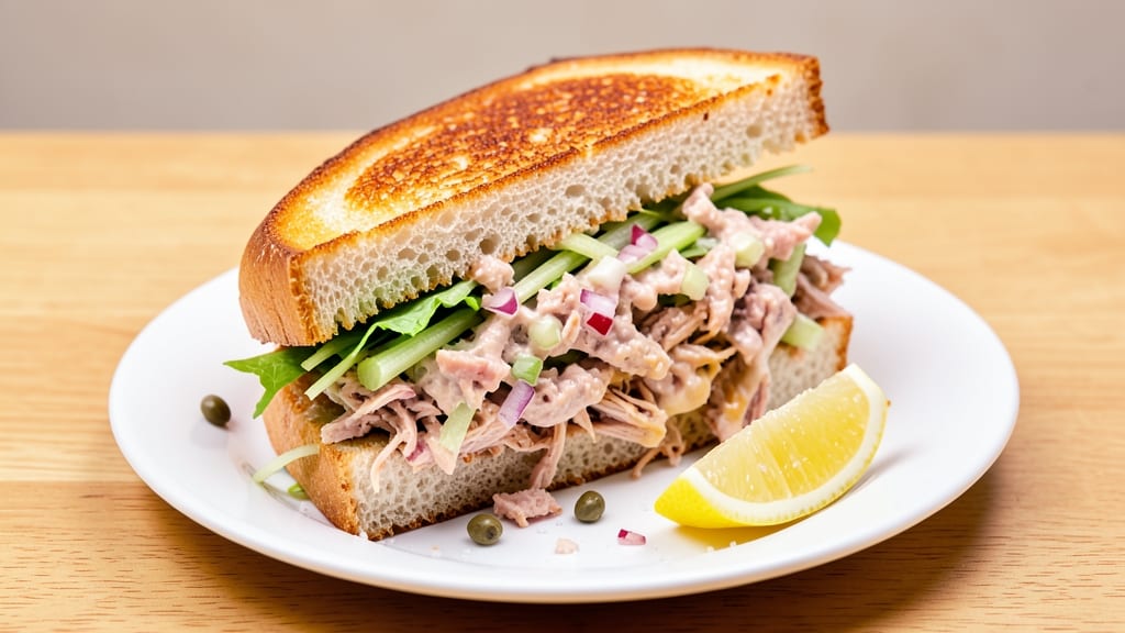 Chicken Tuna Salad Sandwich Recipe: Protein-Packed Lunch in 10 Minutes