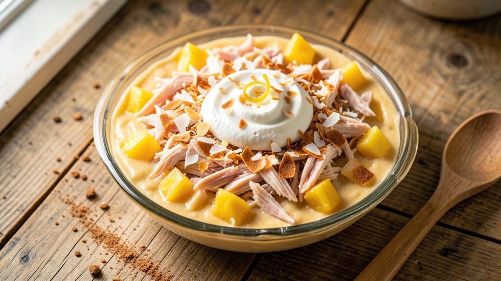 Chicken Salad Chick Pina Colada Pie Recipe: Tropical Twist on a Classic Dessert