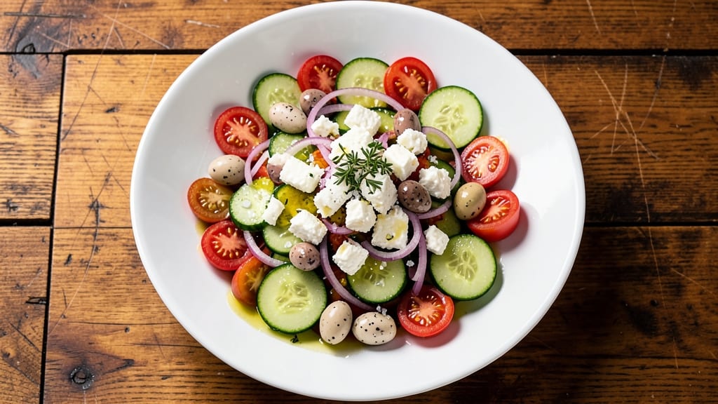 Amazing Greek Salad Recipe: Crisp Cucumbers and Tangy Feta Magic