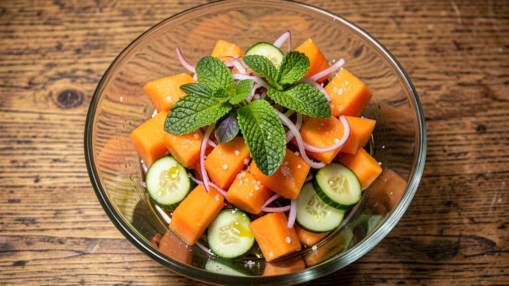 Cantaloupe and Cucumber Salad Recipe: Refreshing Summer Bite With No-Cook Magic