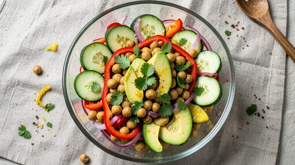 Chickpea Salad Recipe for Weight Loss: High-Protein, Low-Calorie Crunch