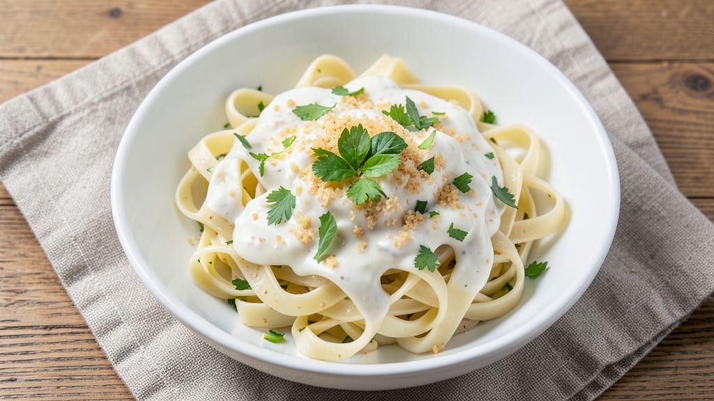 Cold Fettuccine Pasta Salad Recipe: No-Cook Crunch and Creamy Herb Cheese Fusion