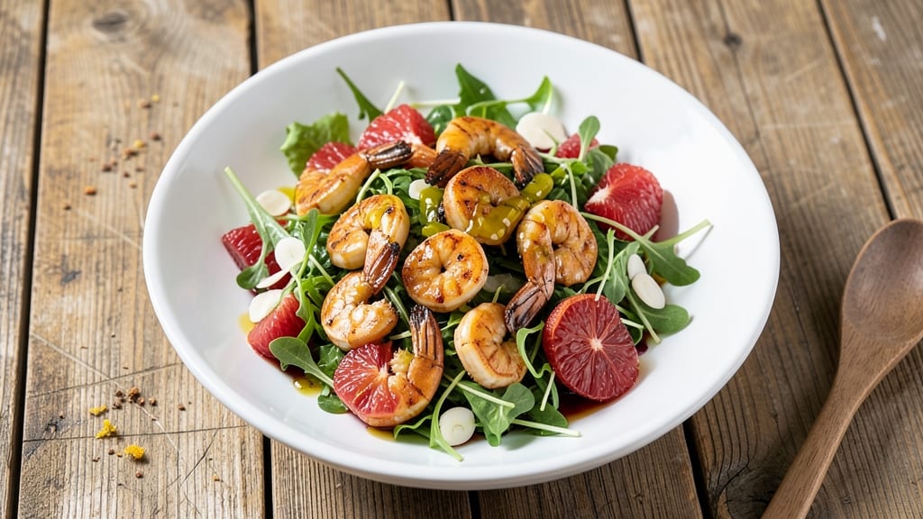 Citrus Shrimp Salad Recipe: Zesty Lime and Grapefruit Crunch