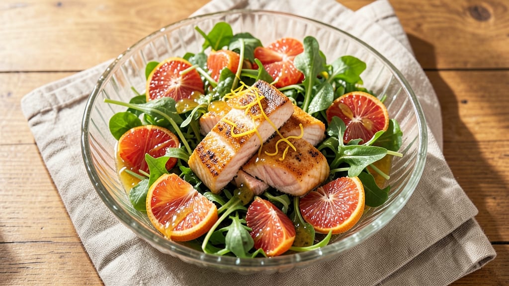 Citrus Salmon Salad Recipe: Bright Zing and Flaky Protein Fusion