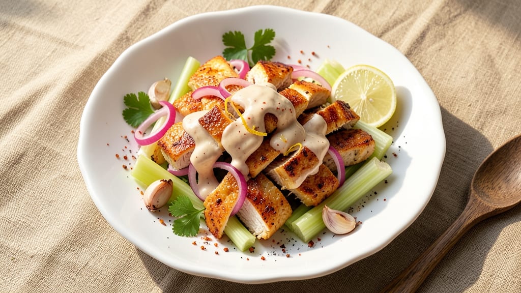 Chick Fil A Spicy Chicken Salad Recipe: Zesty Herb Mayo with Crisp Celery Bites