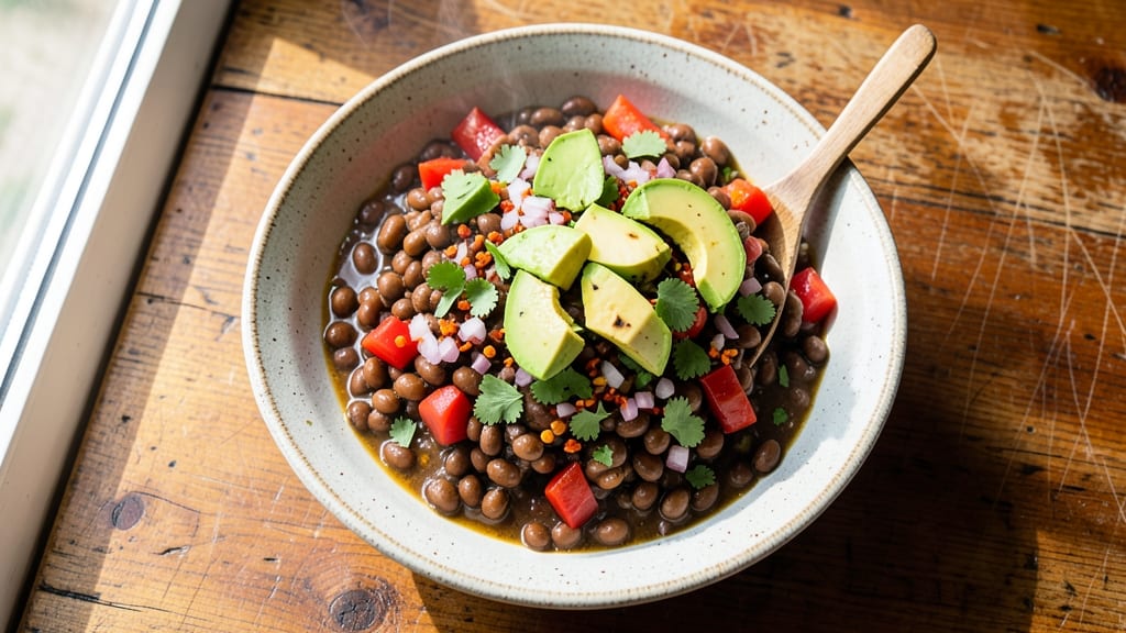 Caribbean Black Bean Salad Recipe: Tropical Lime and Cilantro Brightness