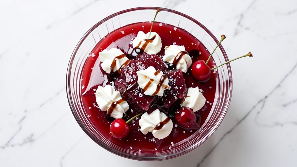 Cherry Cola Jello Salad Recipe: Nostalgic 70s Sweetness With Crunchy Topping
