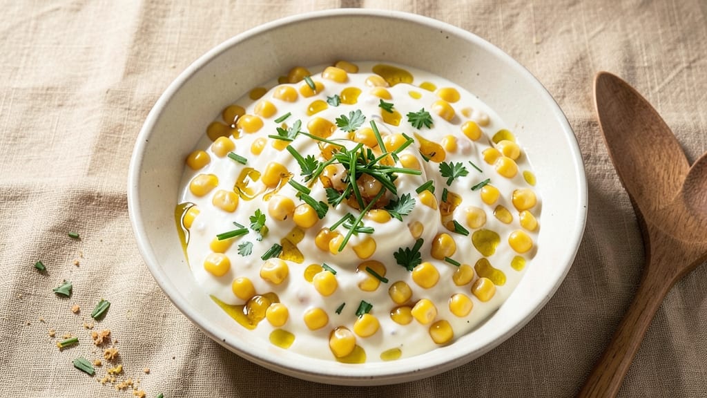 Sweet Corn Salad Dressing Recipe: Summery Sweetness With Creamy Herb Balance
