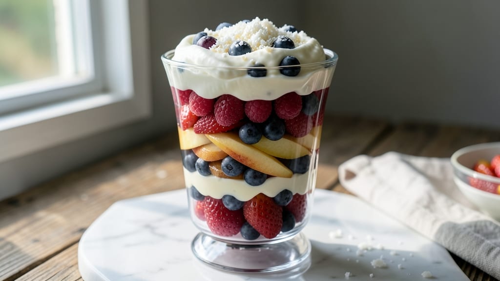 7 Layer Fruit Salad Recipe: Vibrant Stack of Colors in One Bowl