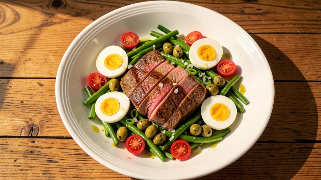Classic French Salad Nicoise Recipe: Anchovy-Infused Tuna and Olive Brilliance