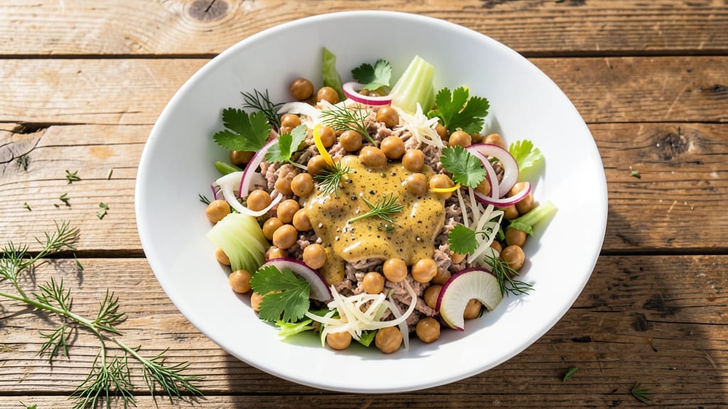 Whole Foods Vegan Tuna Salad Recipe: Crisp Celery Crowns With Smoky Tahini Twist