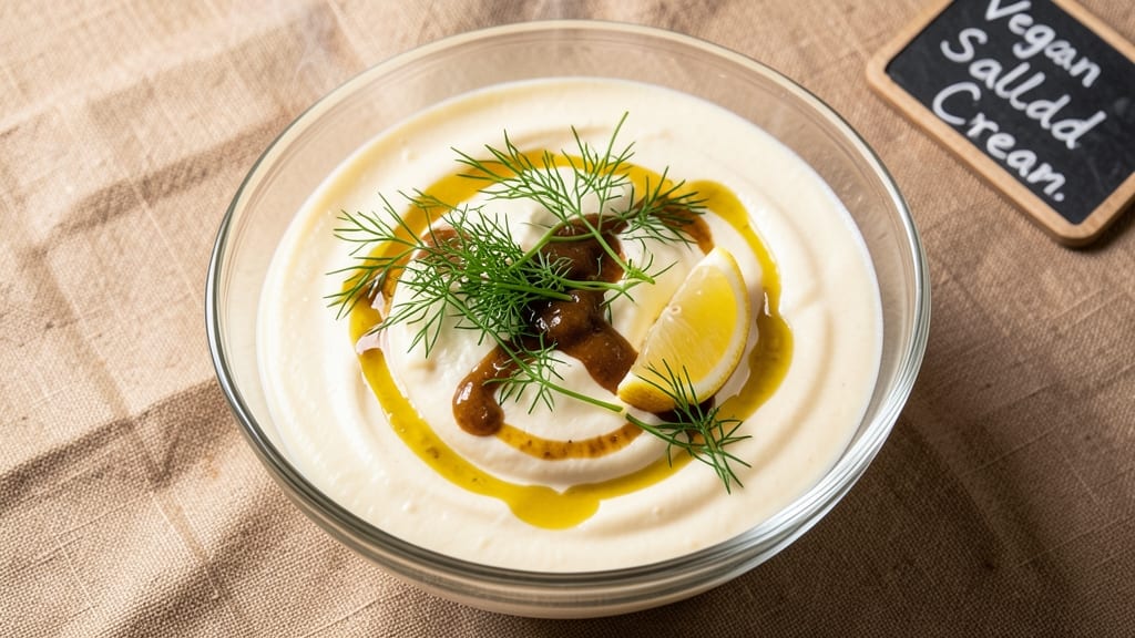 Vegan Salad Cream Recipe: Silky Herb Base Without Dairy Cling