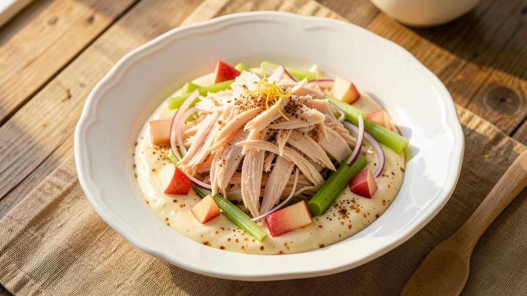 Chicken Salad Recipe With Dijon Mustard And Mayonnaise: Bold Tangy Crunch in 15 Minutes