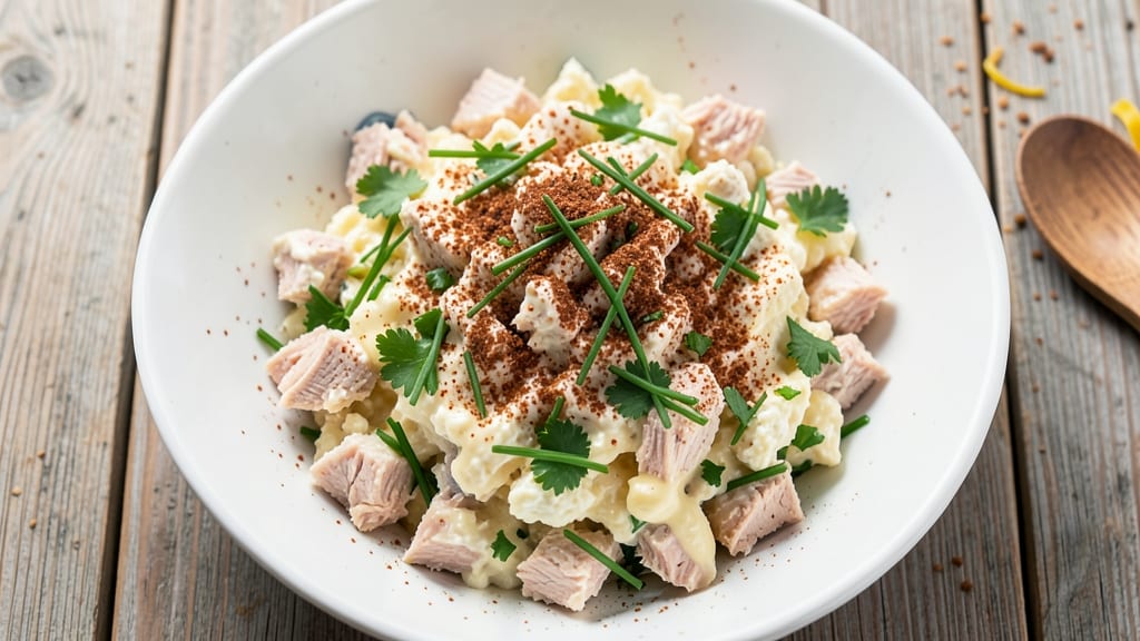 African American Tuna Salad Recipe: Smoky Paprika and Herb Cream Cheese Twist