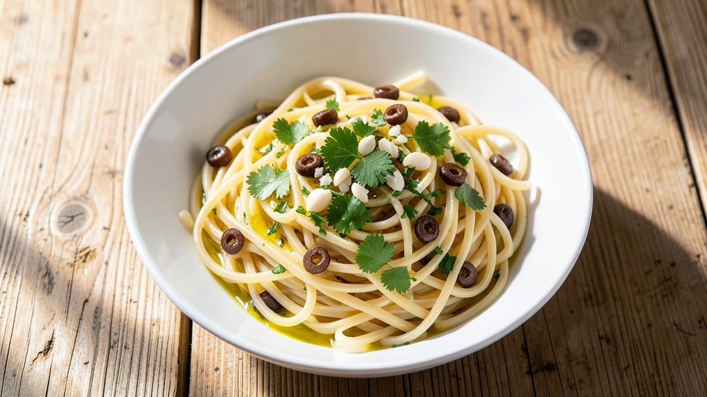 Cold Linguine Pasta Salad Recipe: Al Dente Noodles With Zesty Lemon-Anchovy Dressing