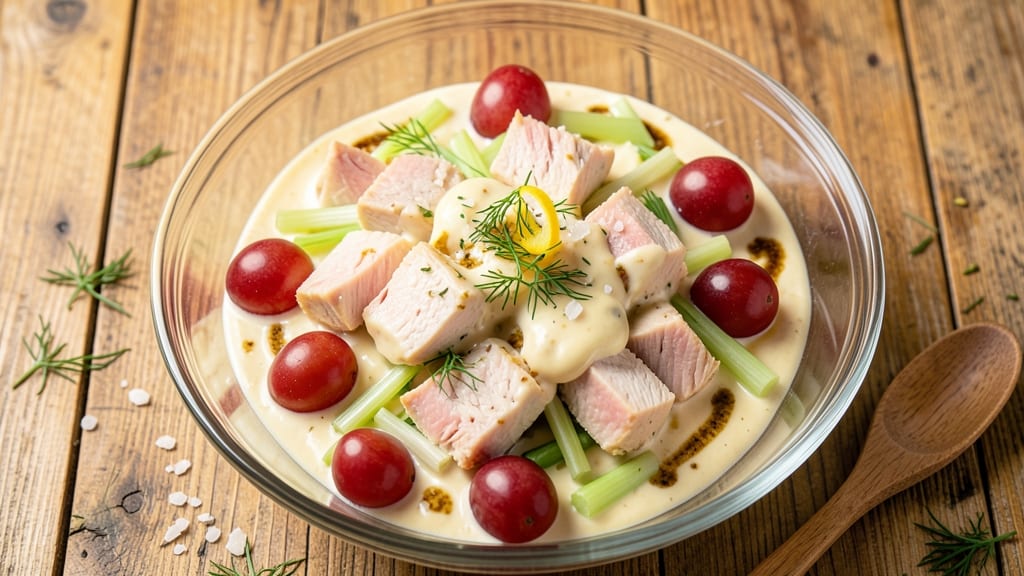 Chicken Salad Recipe With Sour Cream and Mayo: Ultra Creamy Texture Without Dressing Cling