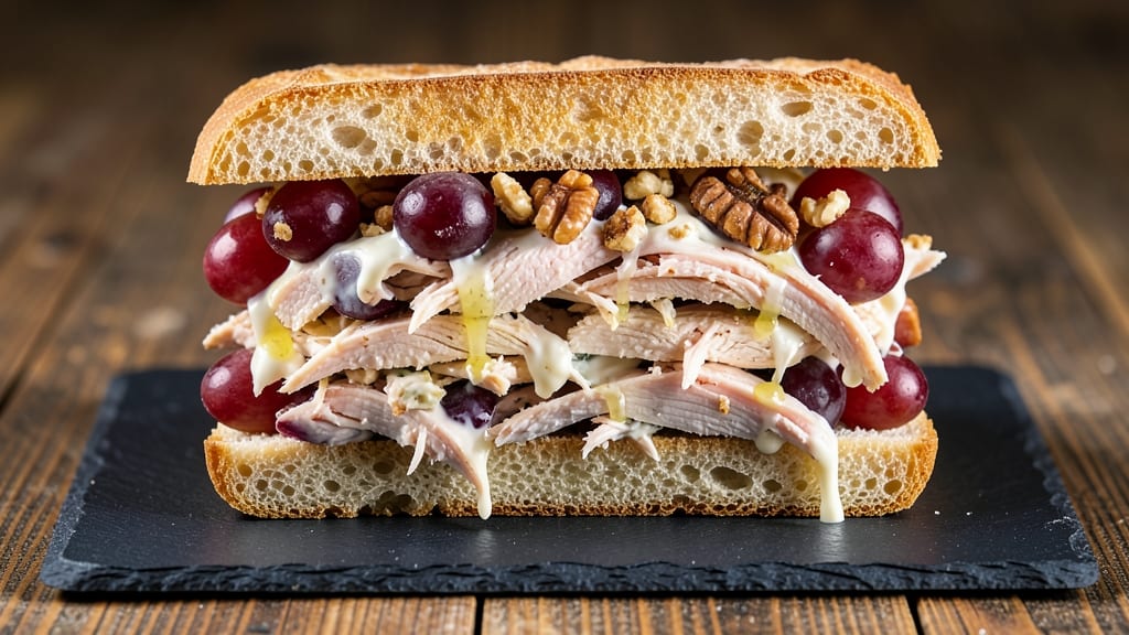Chicken Salad With Grapes and Nuts Sandwich Recipe: Sweet-Tart Crunch Meets Hearty Protein