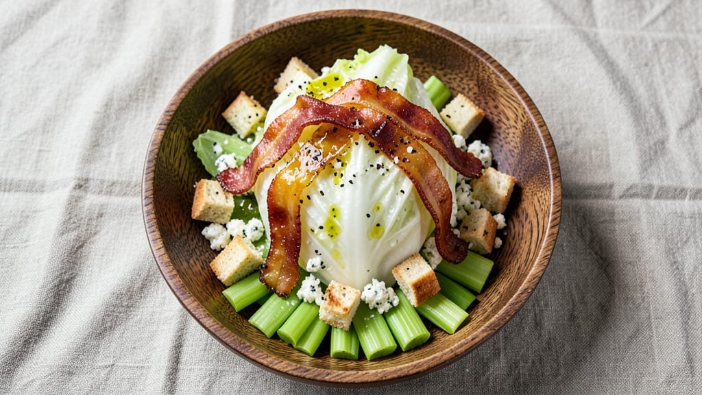 Capital Grille Wedge Salad Recipe: Celery Crown Crunch Without Mayo Cling