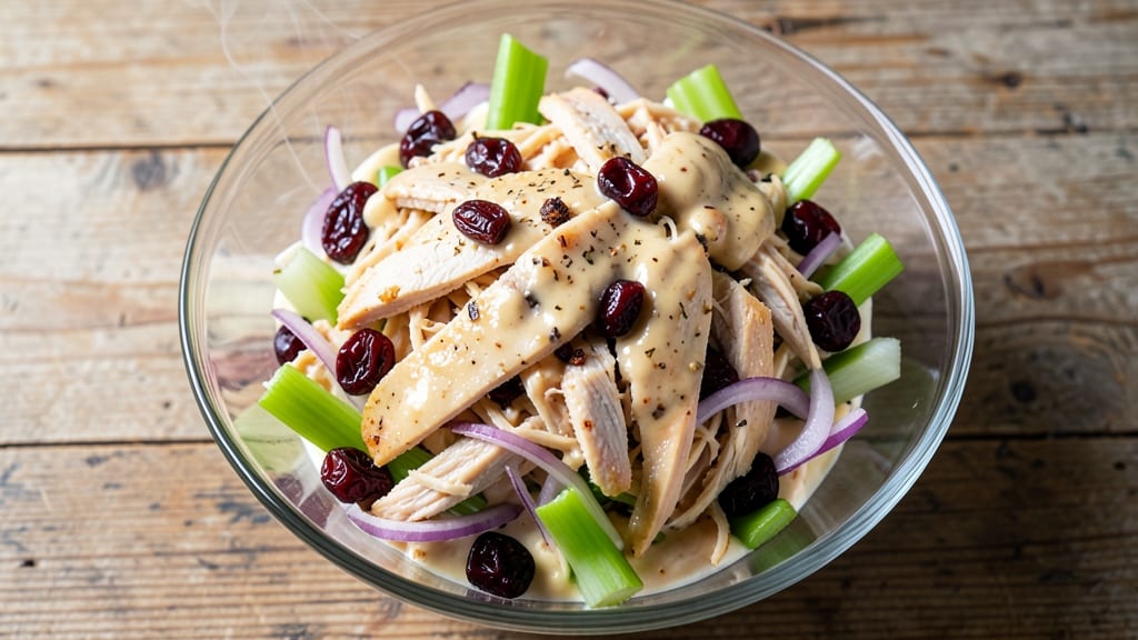 Chicken Salad With Dried Cherries Recipe: Sweet-Tart Twist for Picnic Perfection