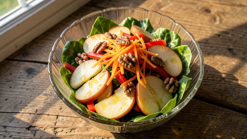 Vegetable Salad With Apples Recipe: Sweet-Tart Crunch That Stays Fresh All Day
