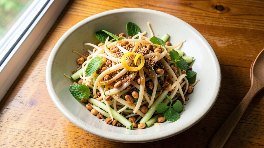 Thai Banana Blossom Salad Recipe: Fragrant, Crunchy, and Creamy Fusion