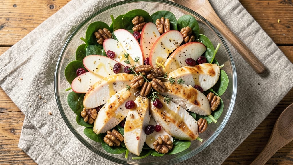 Chicken Cranberry Apple Walnut Salad Recipe: Festive Crunch With Sweet-Tart Balance