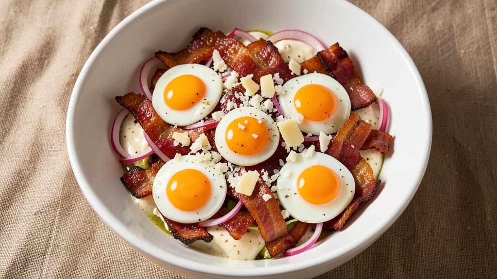 Cheddar Bacon Egg Salad Recipe: Smoky Crunch and Creamy Cheese Fusion