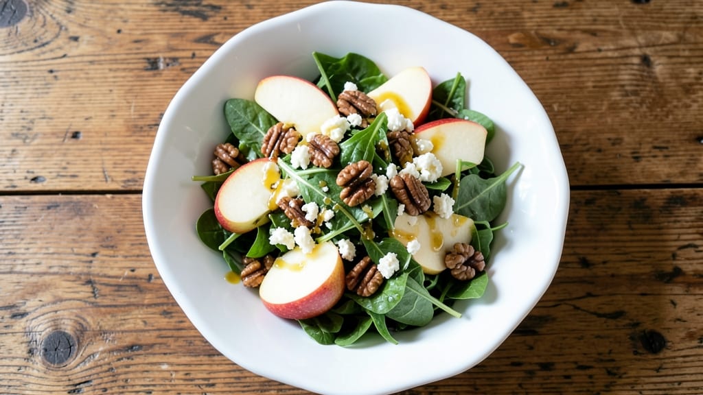 Washington Apple Salad Recipe: Sweet-Tart Crunch With Walnut & Goat Cheese Bites