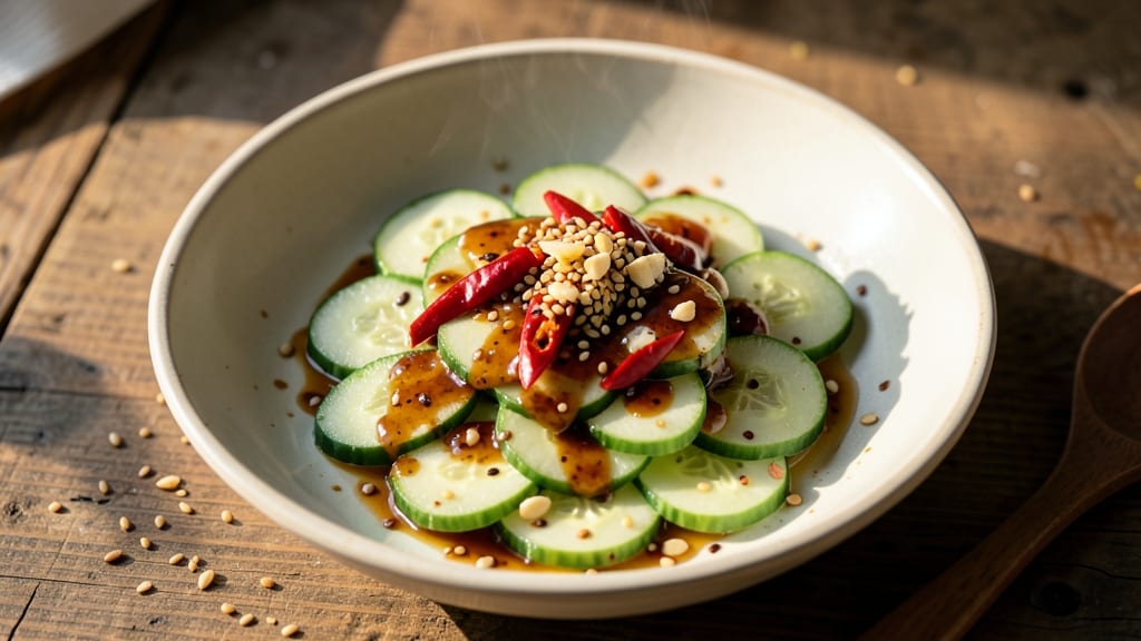 Chinese Spicy Cucumber Salad Recipe: Crisp Coolness Meets Fiery Heat