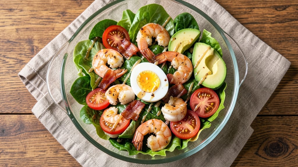 Classic Shrimp Louie Salad Recipe: Grilled Shrimp and Tangy French Dressing