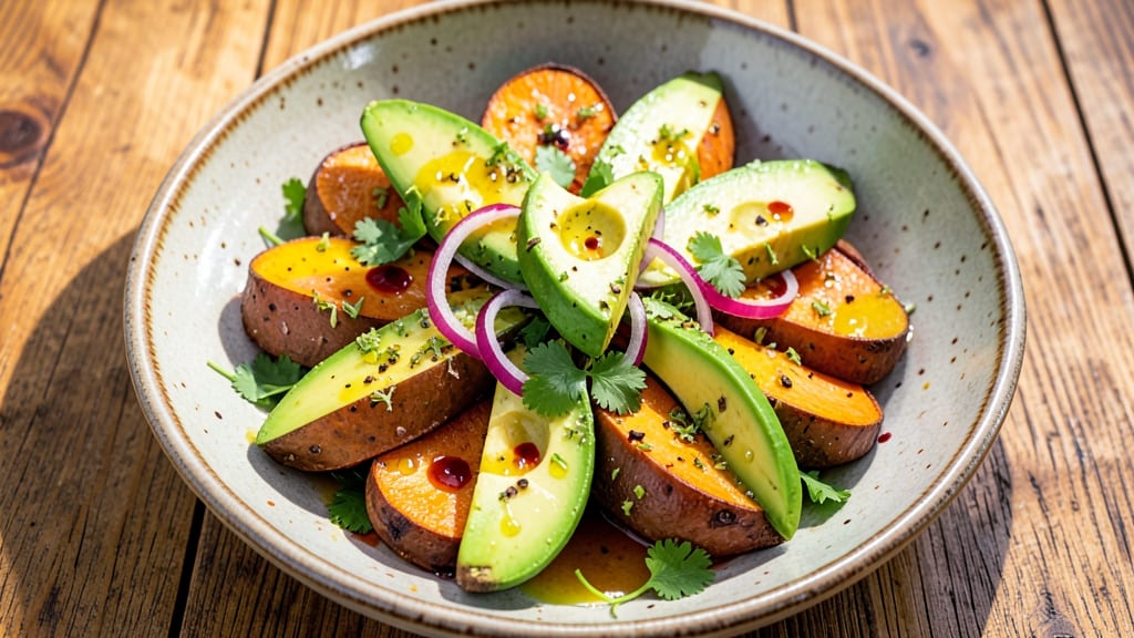 Sweet Potato and Avocado Salad Recipe: Creamy, Crunchy, and Packed With Protein