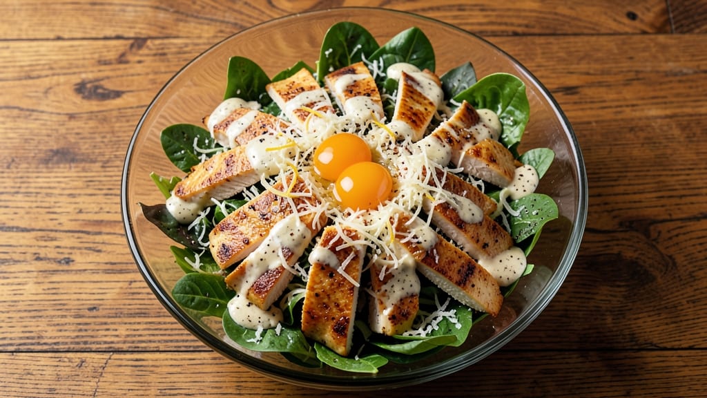 Chicken Caesar Salad Recipe No Anchovies: Creamy Parmesan Dressing Without the Fishy Bite