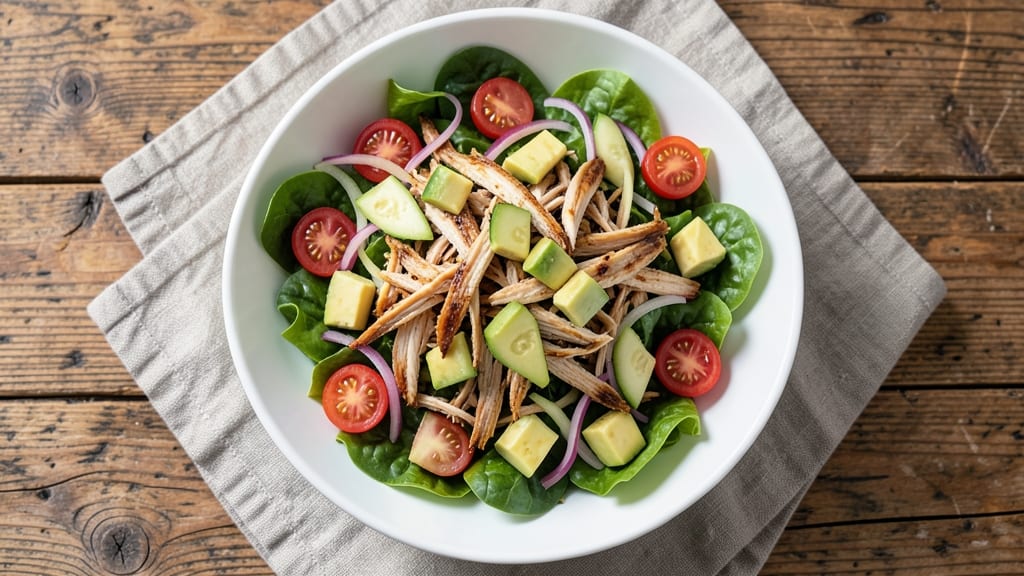 Keto Chopped Salad Recipe: Zero-Carb Crunch With Creamy Herb Dressing