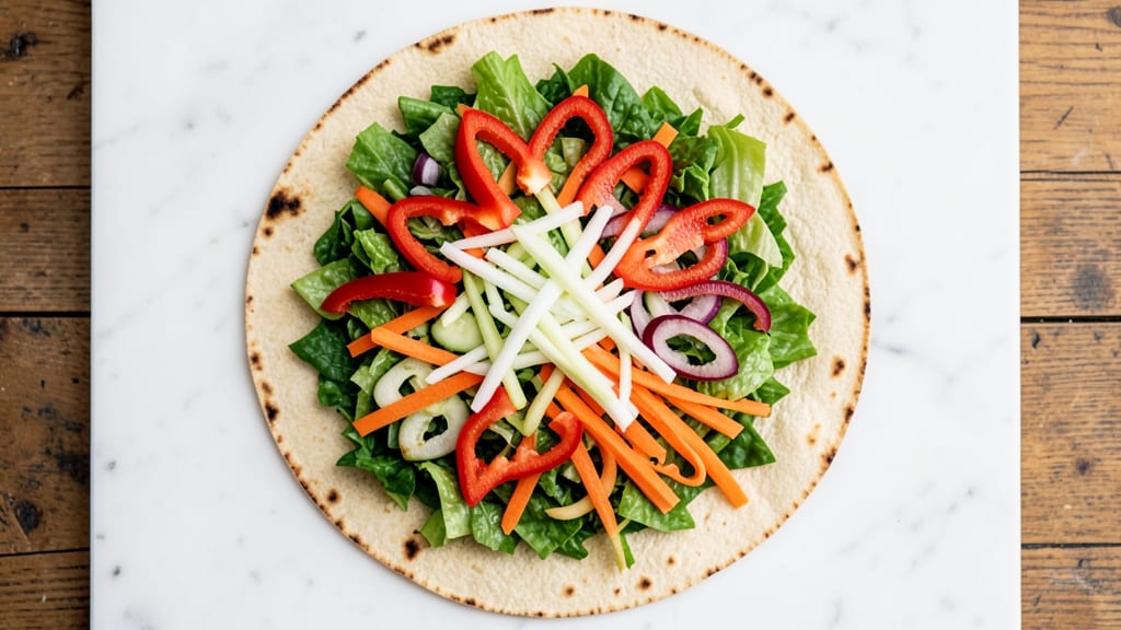 Chopped Salad Wraps Recipe: Crunchy Layers Without the Mess
