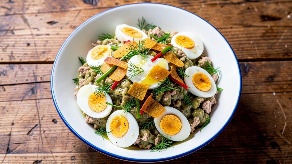 Tuna Salad Recipe With Egg and Pickles: Crunchy, Creamy, and Tangy Bite