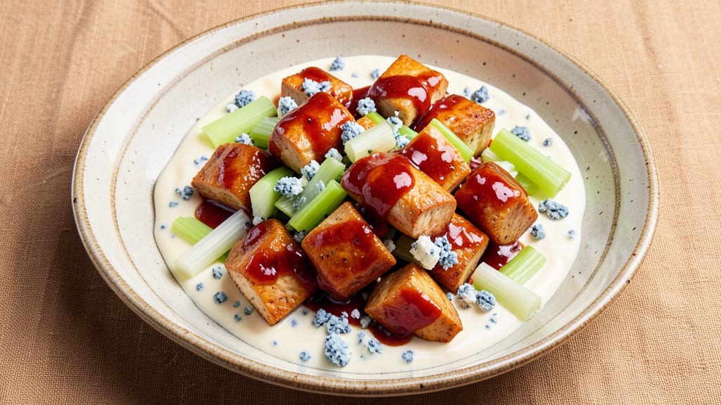 54th Street Buffalo Chicken Salad Recipe: Crispy Celery Crowns and Smoky Ranch Fusion