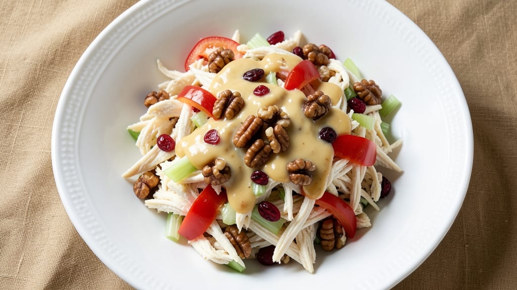 Chicken Salad Recipe With Craisins and Walnuts: Sweet-Tart Crunch and Nutty Depth