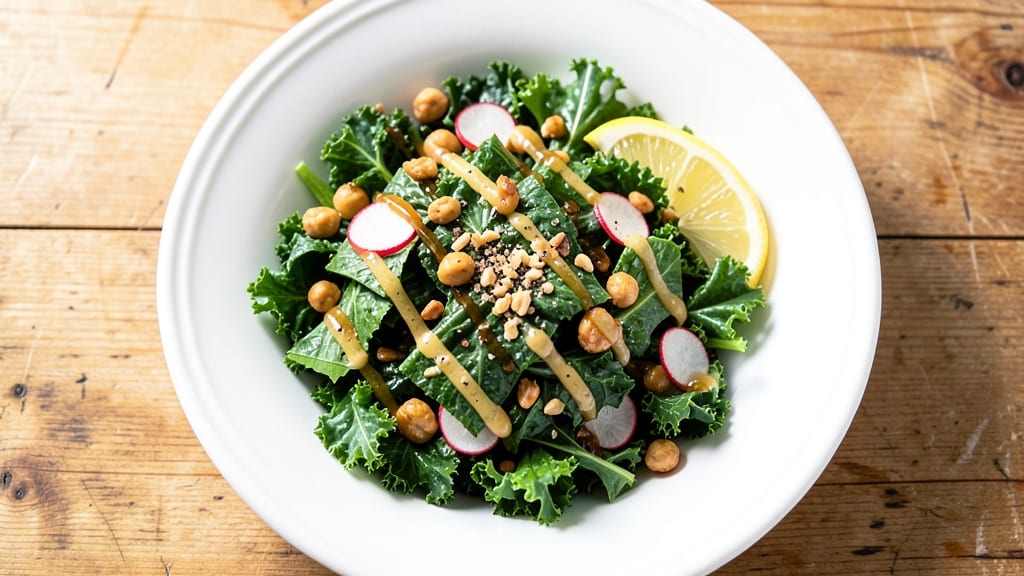 Chick Fil A Lemon Kale Salad Recipe: Bright Citrus Pop and Crunchy Chickpea Topping