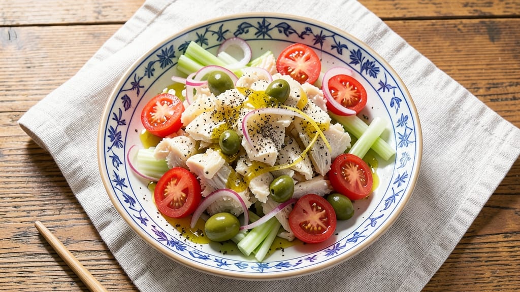 Capizzi Salad Recipe: Sicilian Herb Cheese and Celery Crunch Combo