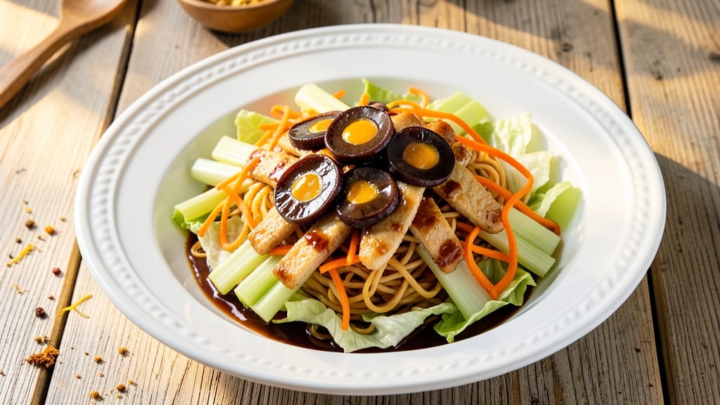Chow Mein Salad Recipe: Crisp Celery Crowns and Wok-Tossed Protein Twist