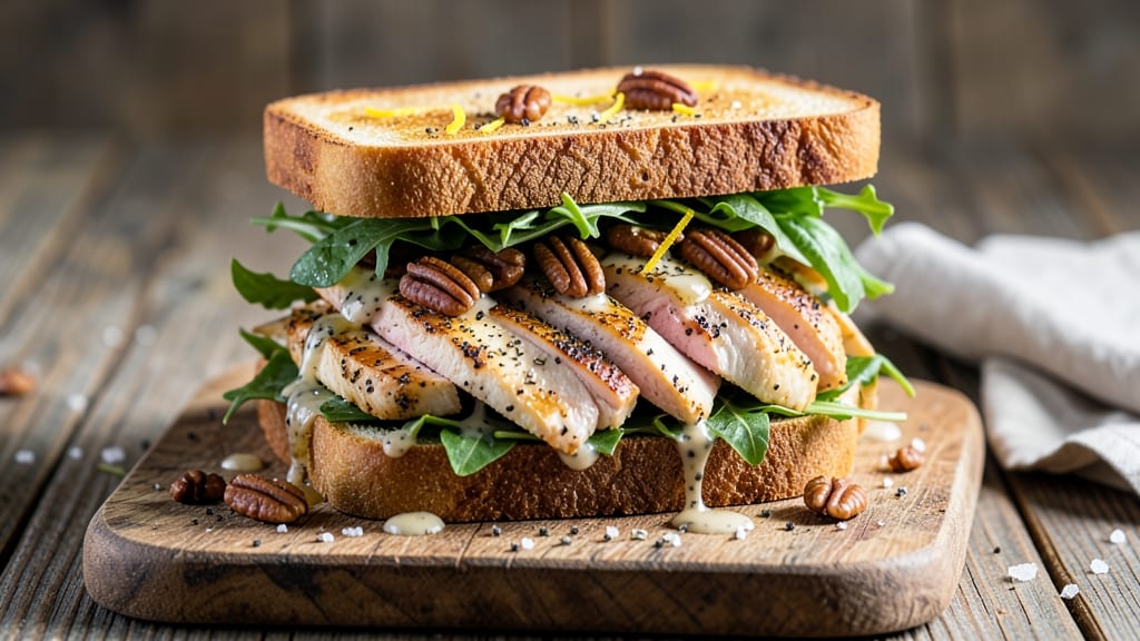 Chicken Pecan Salad Sandwich Recipe: Crunchy Nut-Topped Layers That Stay Fresh