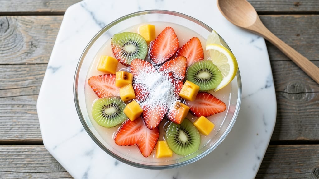 Agar Agar Fruit Salad Recipe: Jiggly, Gel-Like Layers Without Refridgeration
